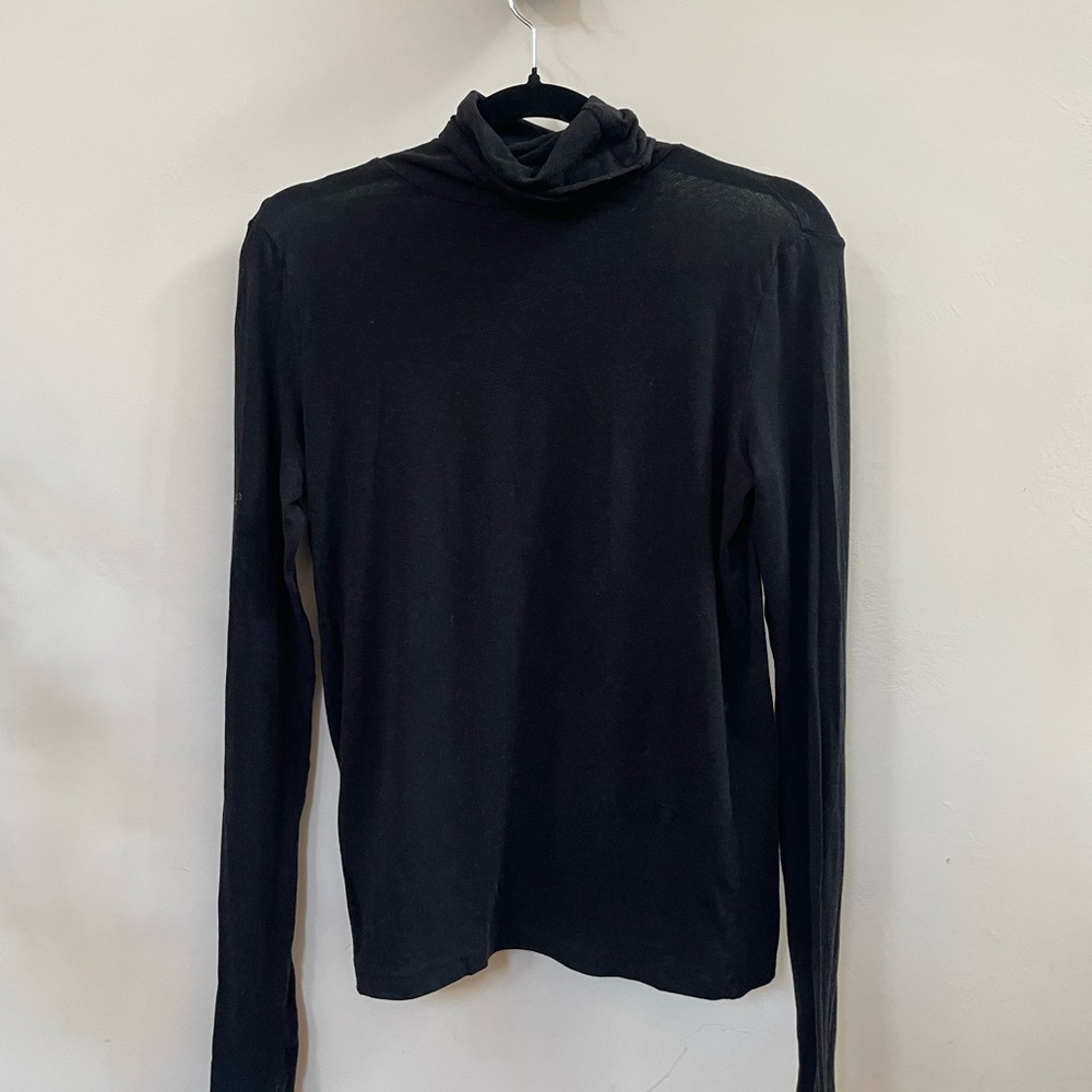 Mijeong Black Turtleneck Top